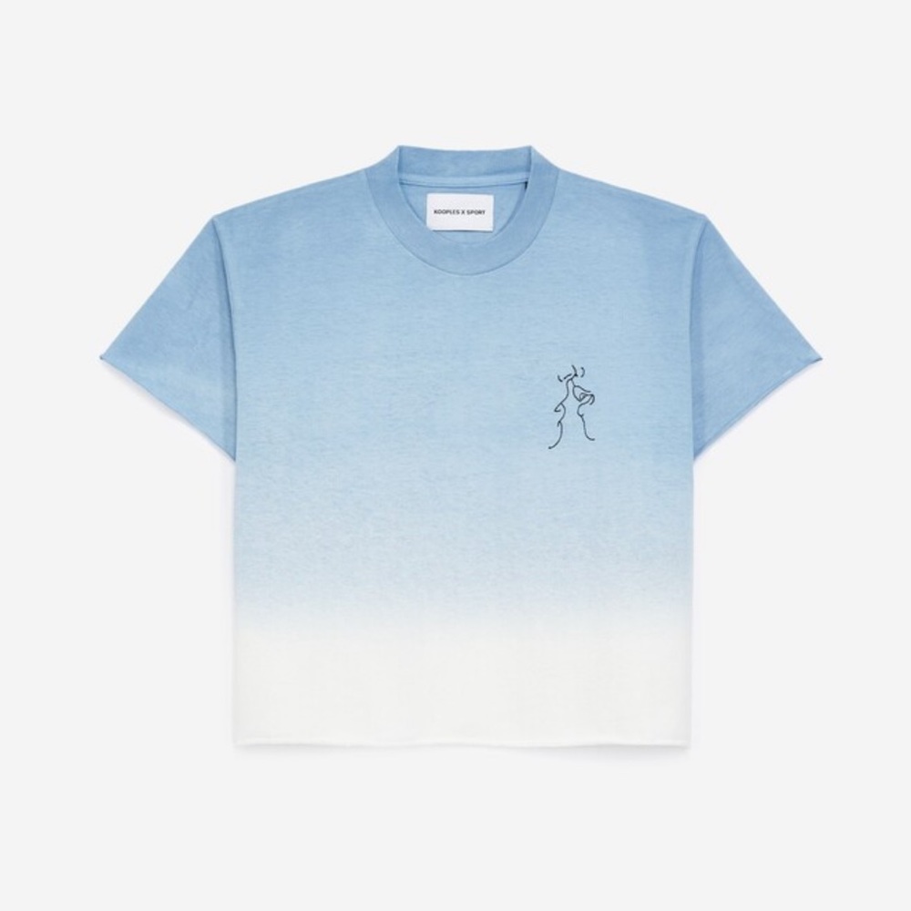 The Kooples Tie-Dye Cotton T-Shirt - Size 2 or M